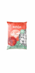 Sviečka Bolsius, čajová, 4 hod., biela, bal. 75 ks