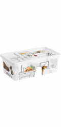 Box s vekom KIS C Style Pets M, 18 lit., 34x40x17 cm