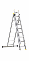 Žebřík Strend Pro DP 3x8, Alu, EN 131 max. 4,97 m