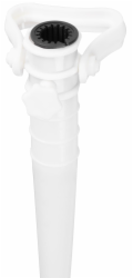 Stojan na plážový slunečník LEQ CONNOR, PVC, šroubovací do země, držák, 43 cm