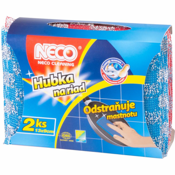 Neco houbička 70-0079-11, houbička na nádobí, balení. 2 ks