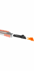 Nůž Strend Pro UKX-867-8, 18 mm, odlamovací, s kolečkem, háček na ostří, Alu/plast
