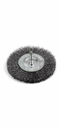 Strend Pro Brush CWB-508 75 mm, kulatý, vlnitý, se stopkou, drát 0,3 mm