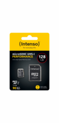 Intenso microSDXC          128GB Class 10 UHS-I U1 Performance