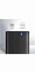 AXAGON EEM2-SBC, USB-C 3.2 Gen 2 - M.2 SATA SSD kovový RAW box, bezšroubkový