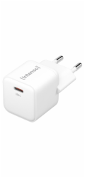 INTENSO W30C GaN, 1x USB C, Nabíjačka, 30W, biela