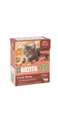 BOZITA Fresh Menu Sterilised Venison - mokré krmivo pro kočky - 370g