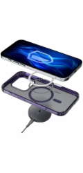 3mk ochranný kryt Frosty MagCase Purple pro Apple iPhone 17