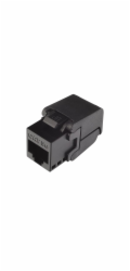 Solarix Samořezný keystone CAT5E UTP RJ45 černý SXKJ-5E-UTP-BK-SA