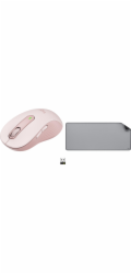 Logitech M650 L Mouse Pink (910-006237) + řada Studio – STŘED ŠEDÁ (956-000052)