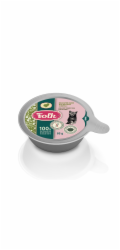 FOLK Kitten Delicate turkey dish - mokré krmivo pro kočky - 85g