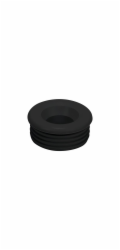 Distanční podložka D50X25 mm, černá