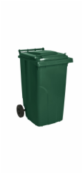 Venkovní odpadkový koš 2406296, zelený, 240 l