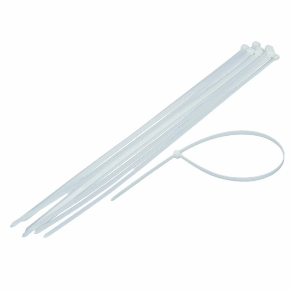 UPEVŇOVACÍ POPRUHY 3,5X300MM BÍLÉ 100KS