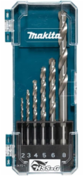 Sada vrtáků do kovu Makita D-75742 HSS-G, 6 ks