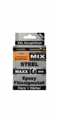 Dvousložkové epoxidové lepidlo Boldt Steel Maxx 5 Min Turbocoll TurboMix 115 g