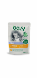 OASY Chunks in gravy Chicken - mokré krmivo pro kočky - 85g
