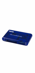 Čtečka karet Sandisk (Hama) 35v1, USB 2.0, modrá