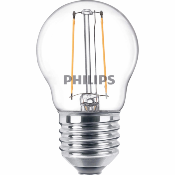 LED žárovka PHILIPS, P45, E27, 2 W, 250 lm, 2700 K