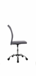 Domoletti DC-543, 42 x 42 x 85 - 95 cm, židle šedá 