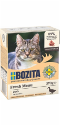 BOZITA Fresh Menu Duck in gravy - mokré krmivo pro kočky - 370g