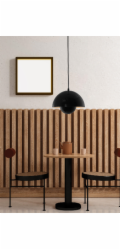 Domoletti Stropní svítidlo  Van 2023625S-BK, 40 W, E27