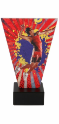 Tryumf Skleněná volejbalová trofej