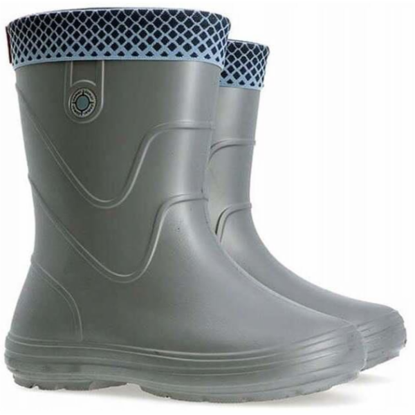 Gumové holínky Demar Vibes C 0320, šedé, 34 - 35