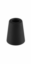 Zarážka dveří Haushalt, 6 cm, O 4,8 cm, gumová, černá