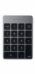 NoName Bezdrátová klávesnice Satechi Slim - hliníková numerická klávesnice s Bluetooth (vesmírně šedá)
