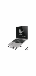 Neomounts NSLS085BLACK /Držák na notebook,tablet/na stůl/10-22"/nosn. 5kg/ 6 různých výškových poloh/skládací/stříbrný
