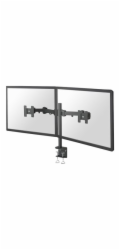 Neomounts FPMA-D960D - Montážní sada - plný pohyb - pro 2 LCD displeje - černá - velikost obrazovky: 10"-27" - upevnění svorkou, upevnitelné na stůl