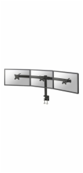 Neomounts FPMA-D700D3/Držák displeje/na stůl/10-27"/svorka/VESA 100X100/nosn. 3x8kg/3 displeje/černý
