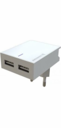 Swissten Síťový Adaptér Smart Ic 2X Usb 3A Power Bílý