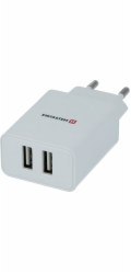 Swissten Síťový Adaptér Smart Ic 2X Usb 2,1A Power Bílý