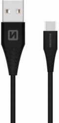 Swissten Datový Kabel Usb / Usb-C Černý 1,5M (7Mm)