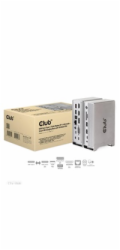 Club3D Dokovací stanice USB-C, Triple Display DP 1.4 Alt mode Displaylink Dynamic PD Charging Dock with 120 Watt PS