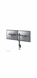 Neomounts FPMA-DCB100D - Montážní sada - plný pohyb - pro 2 LCD displeje - černá - velikost obrazovky: 10"-27" - upevnění svorkou, průchodka, upevnitelné na stůl
