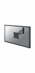 Neomounts FPMA-W830BLACK/Držák displeje/na stěnu/10-27"/sklopný/3 čepy/VESA 100X100/nosn. 12kg/černý
