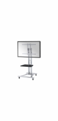 Neomounts PLASMA-M1800E / Mobile Flat Screen Floor Stand (height: 110-180 cm) / Silver