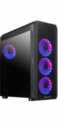 CHIEFTEC MidT Scorpion 4 GL-04B-UC-OP / ATX / 2x USB3.0 / USB-C / 4x120mm fan / ARGB/ průhledná bočnice / černá