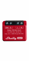 Shelly 1PM Mini Gen3 Controller, WiFi/Bluetooth