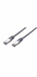 C-TECH kabel patchcord Cat5e, FTP, šedý, 20m