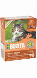 BOZITA Fresh Menu Sterilised Extra Chicken with beef - mokré krmivo pro kočky - 370g