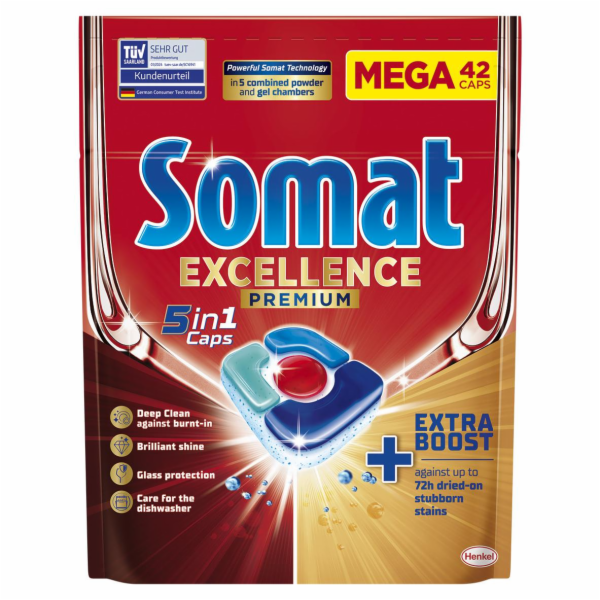 KAPSLE DO MYČKY SOMAT PREMIUM 42 JEDNOTEK