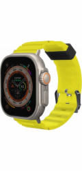 Pásek Skinarma Shokku Apple Watch 49/45/44 mm žlutý/elektricky žlutý