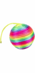 Trixie Chrastítko Trixie Rainbow Rattle s motivem kočičí mäty 4 cm