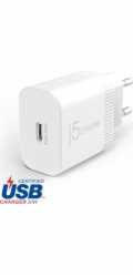 j5create 20W PD USB-C NÁSTĚNNÁ NABÍJEČKA - EU