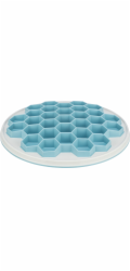 Trixie Slow Feeding UL, miska na krmení, pro psy/kočky, šedo-modrá, plast/TPR/TPE, 30 cm, zpomaluje krmení
