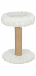 Pets Collection Mirella, škrabadlo na nohy s pelíškem, pro kočky, bílé, 55 cm